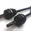This is Proton Saga FLX drive shaft set, showcasing both the drive shafts from the side view.